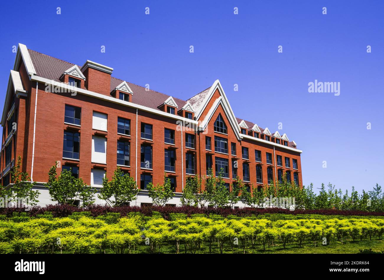 Eine Ecke der Tianjin University of Commerce Stockfoto