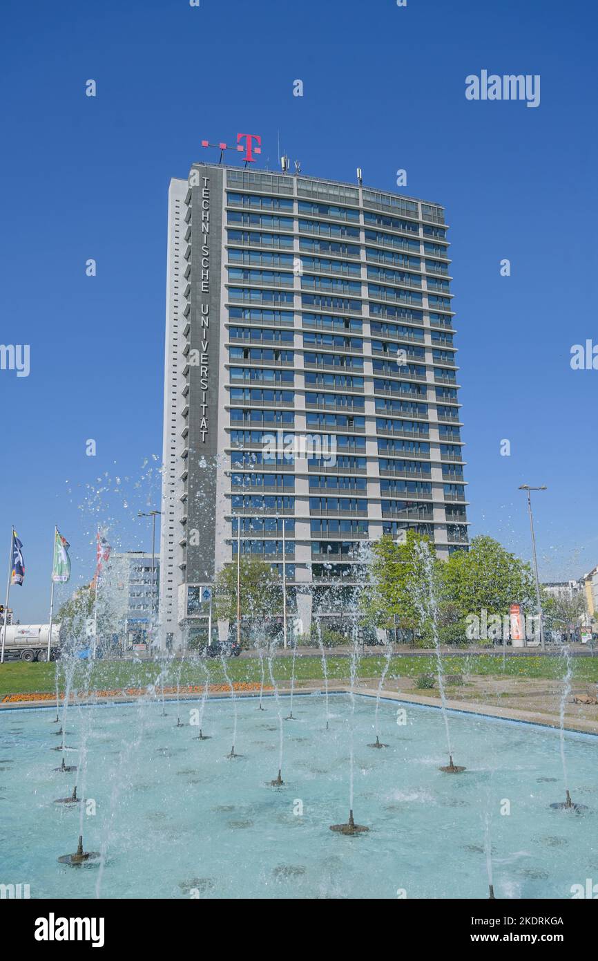 Telefunken-Hochhaus, Ernst-Reuter-Platz, Charlottenburg, Berlin, Deutschland Stockfoto