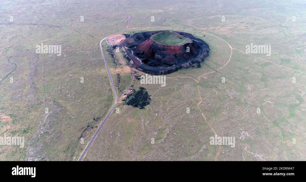 Geologische Wunder: ulam hadad ShanZhiNa Feuerhochofen' Stockfoto