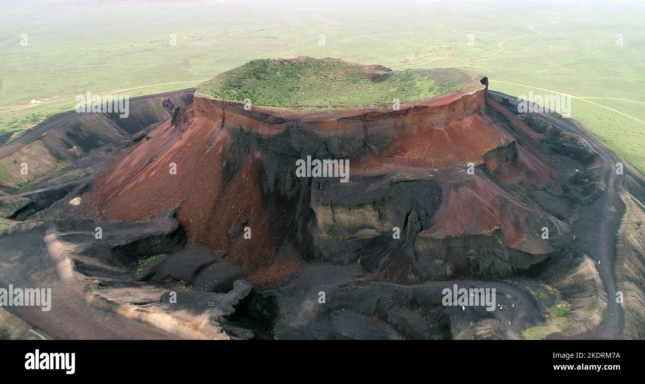Geologische Wunder: ulam hadad ShanZhiNa Feuerhochofen' Stockfoto