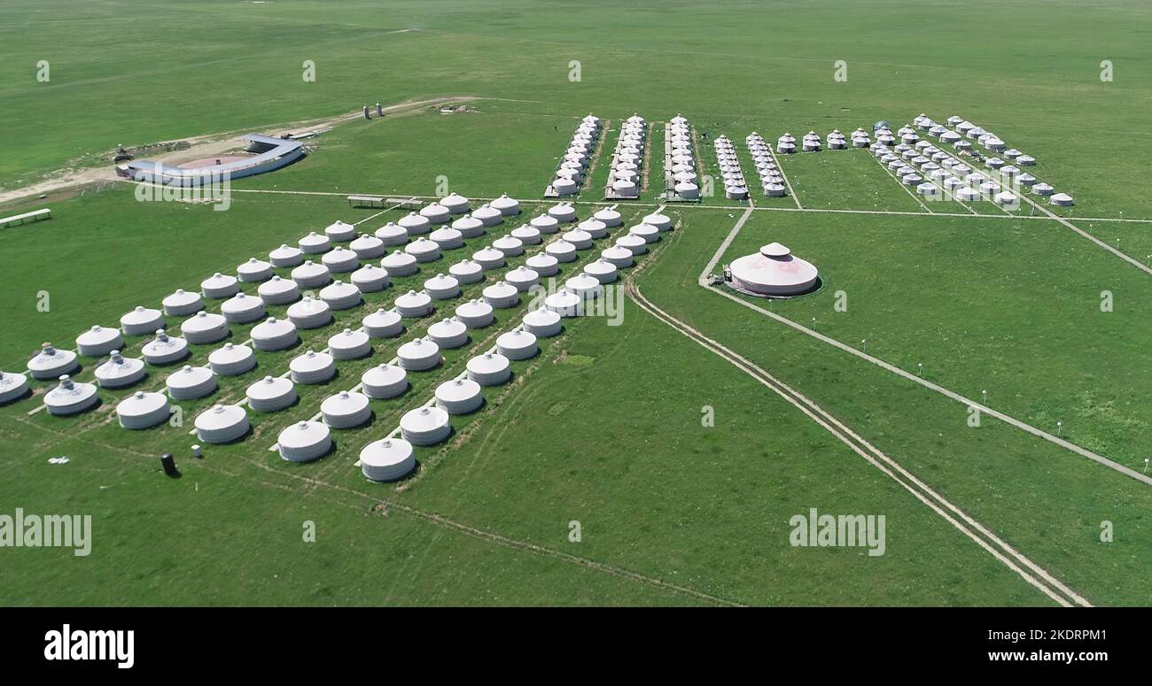 Ulla decken Verwaltungszone in der Inneren Mongolei betteln Ngan Tribal Freizeit Resort Stockfoto