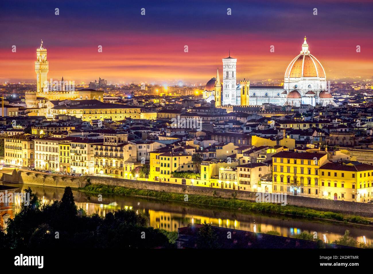 Skyline, Florenz, Italien Stockfoto
