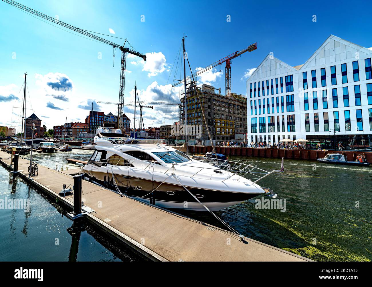 Danzig, Marina, przystan jachtowa MOSIR.2021.08.22 foto Wojciech Fondalinski Stockfoto
