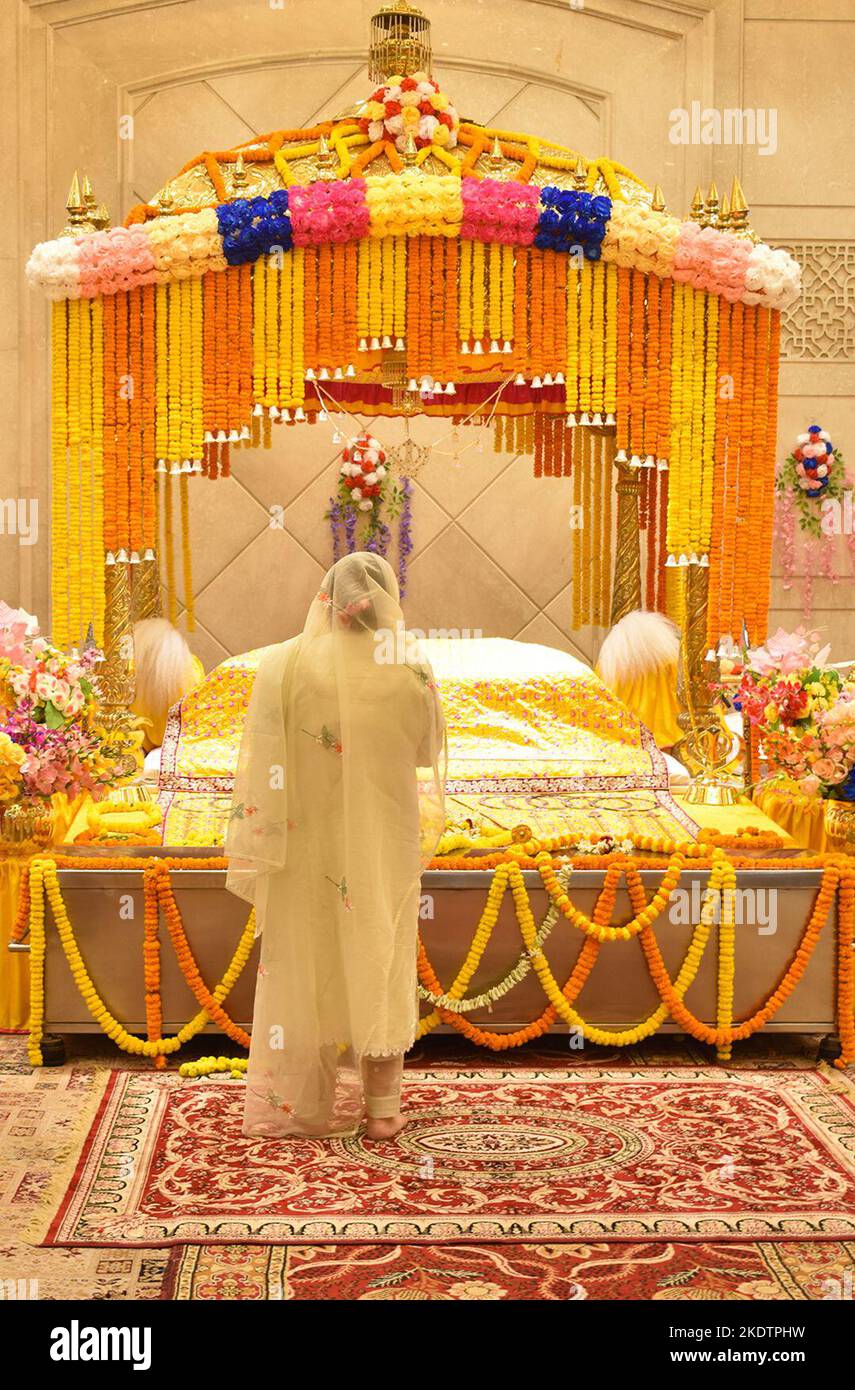Kalkutta, Indien. 08.. November 2022. Guru Nanak Jayanti, der 563.. Geburtstag des ersten Sikh 