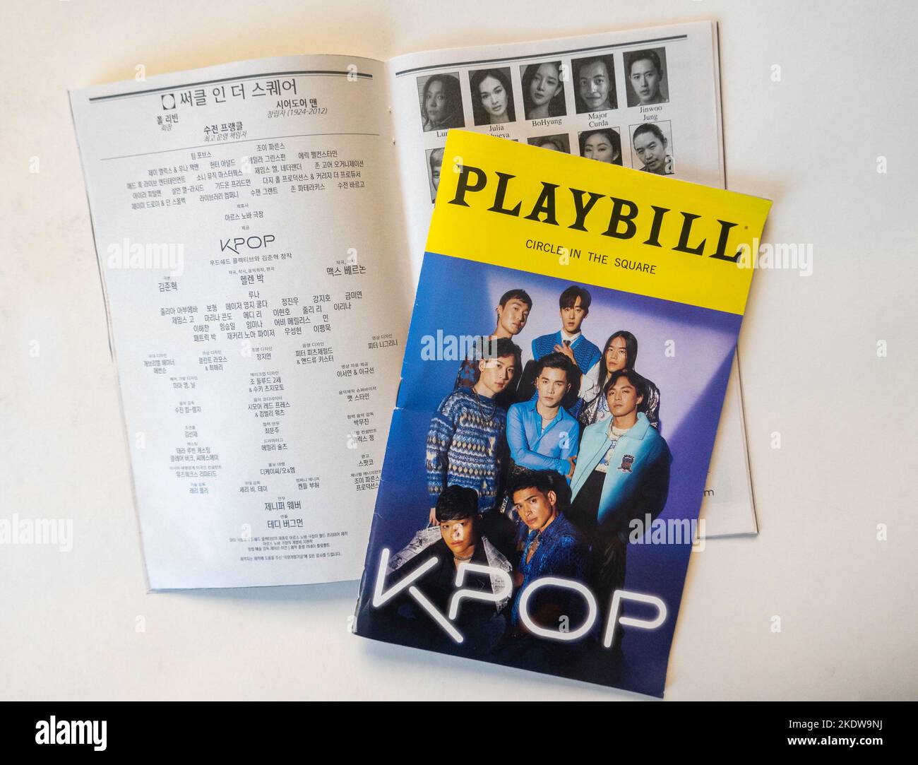 „K POP“-Dramaturg aus dem Kreis im Square Theater, New York City, USA 2022 Stockfoto