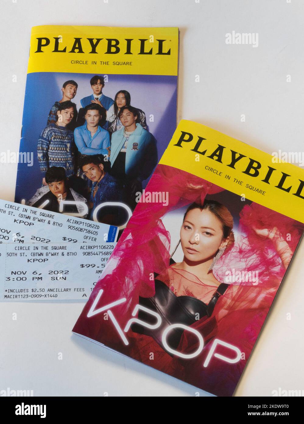 „K POP“-Dramaturg aus dem Kreis im Square Theater, New York City, USA 2022 Stockfoto