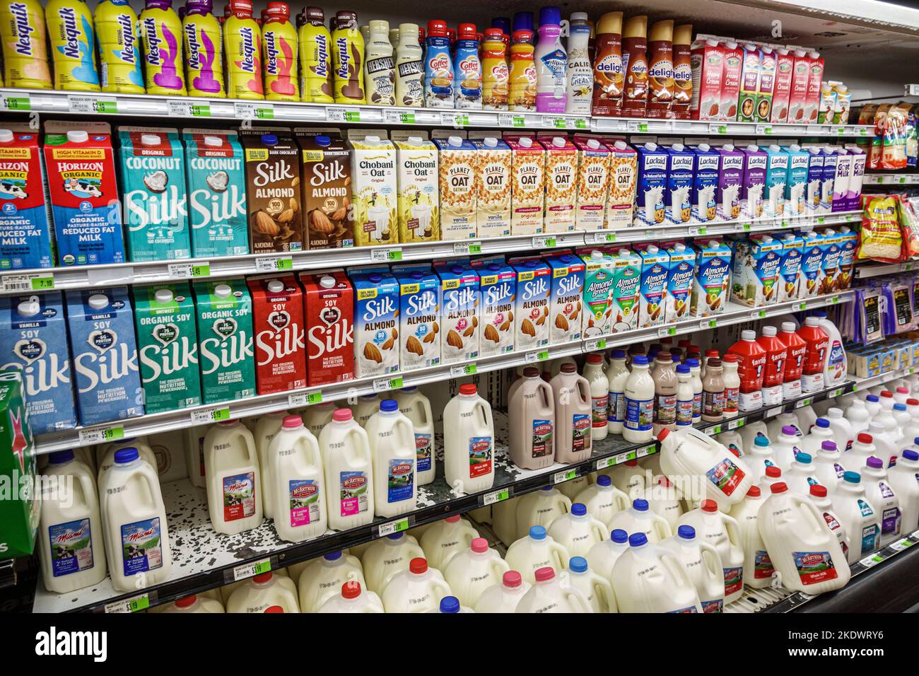 Miami Beach Florida, Normandy Isle Sabor Tropical Supermarket Lebensmittelgeschäft Markt Markt, innen Inneneinkauf Lebensmittelgeschäft Geschäfte Supermarke Stockfoto