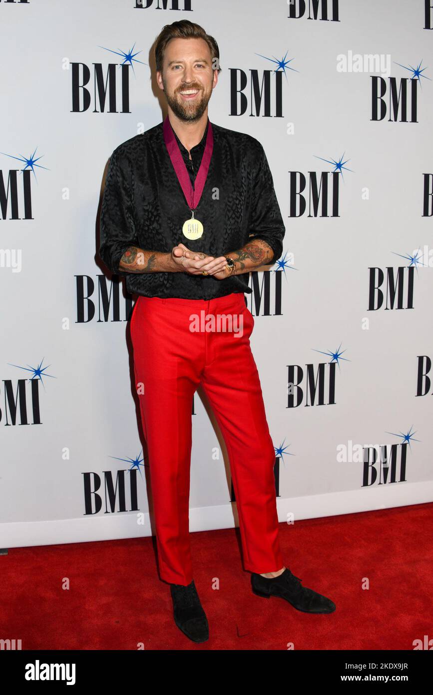 08. November 2022 - Nashville, Tennessee - Charles Kelley. BMI-Länderauszeichnungen 68. bei BMI. (Bild: © AdMedia via ZUMA Press Wire) Stockfoto