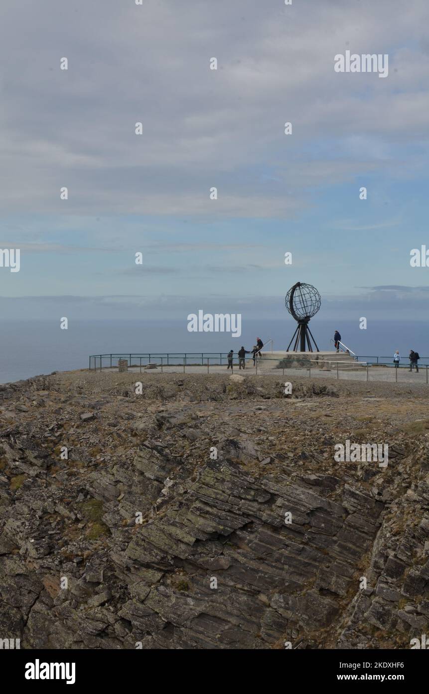 Nordcap Nordkapp Norwegen Polarkreis Arktis skandinavien Stockfoto