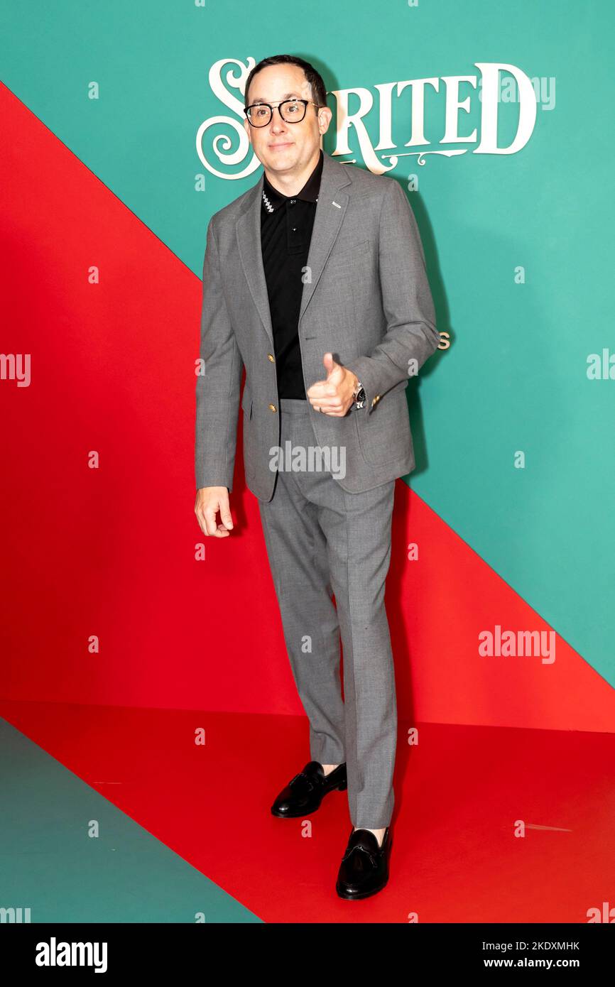 New York, Usa. 07.. November 2022. P.J. Byrne nimmt an der „temperamentvollen“ New Yorker Premiere des Apple Original Films in der Alice Tully Hall, Lincoln Center in New York City Teil. Kredit: SOPA Images Limited/Alamy Live Nachrichten Stockfoto