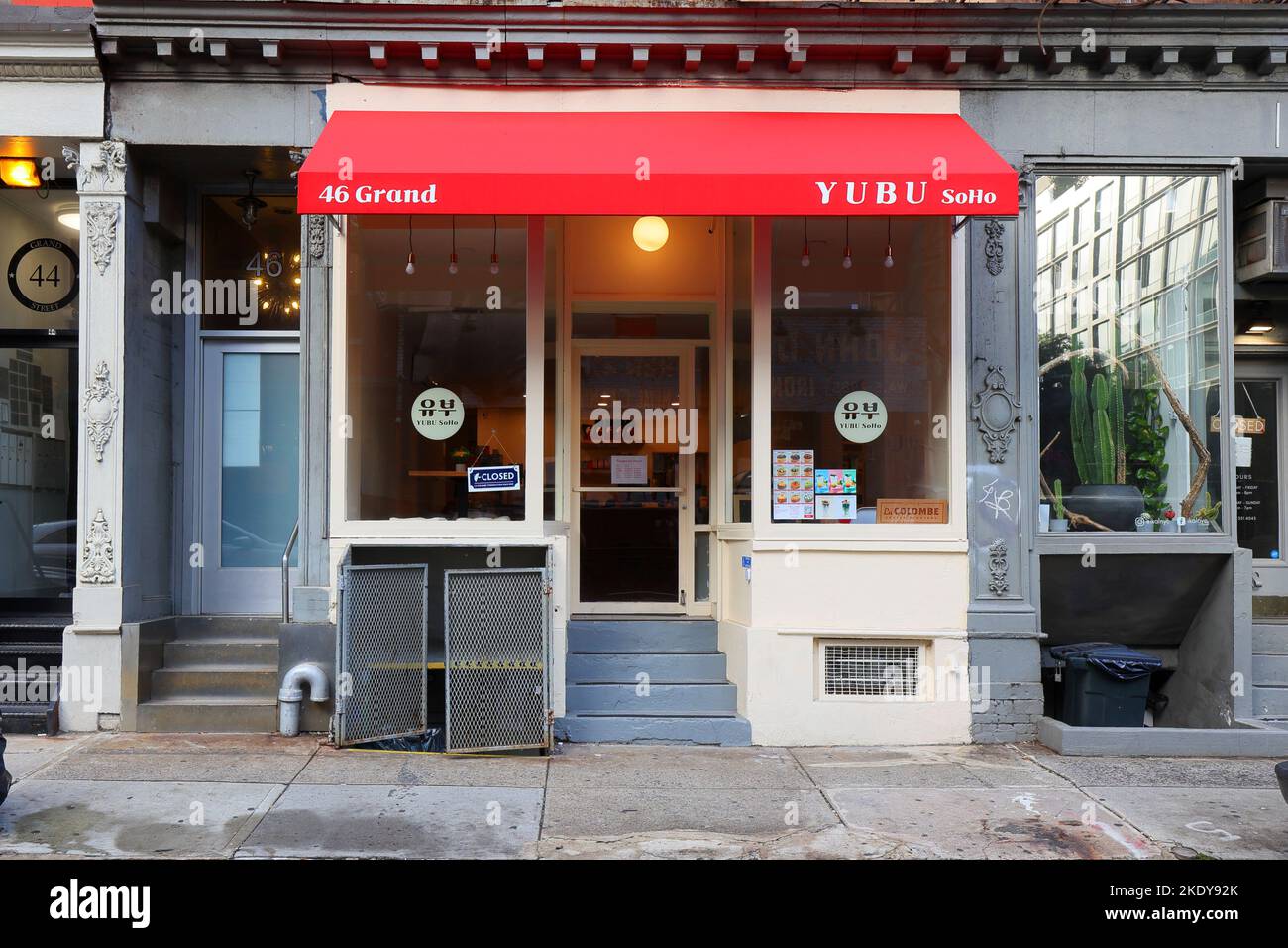 Yubu 유부, 46 Grand St, New York, NYC Foto von einem koreanischen Tofu-Taschenrestaurant im Stadtteil SoHo in Manhattan. Stockfoto