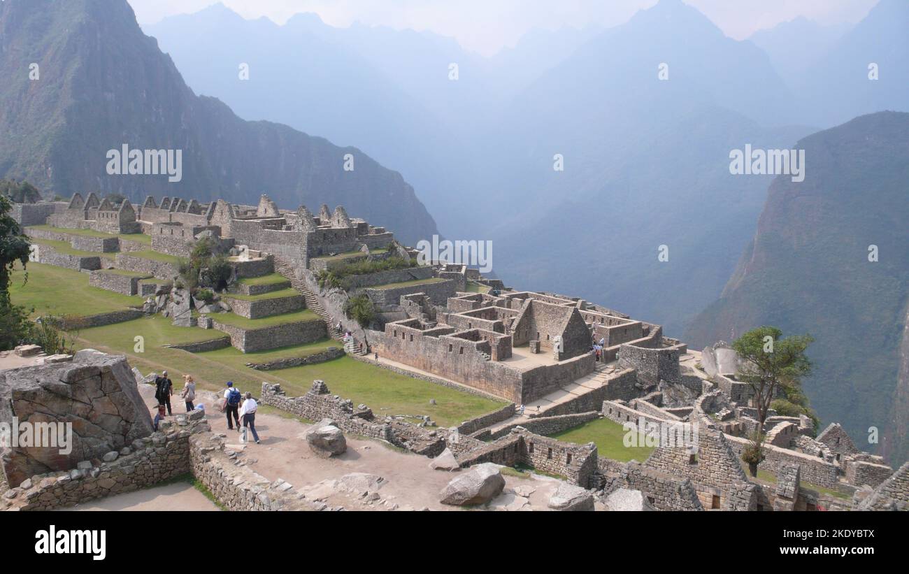 machu picchu Zivilisation berühmte alte unesco-Kultur peru Stockfoto