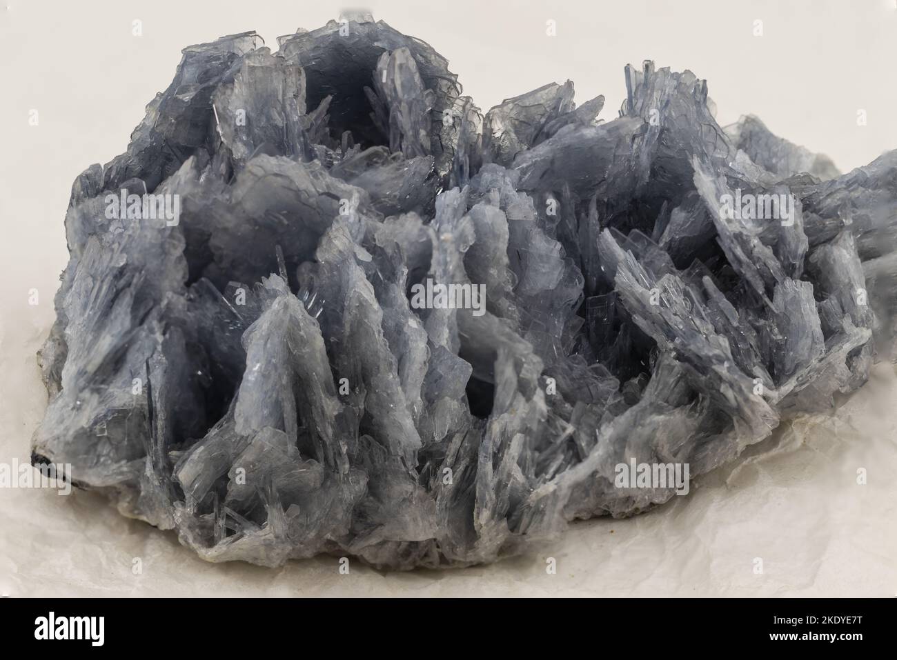 Kristallisierte Probe von Baryte, Sulfatmineral Stockfoto