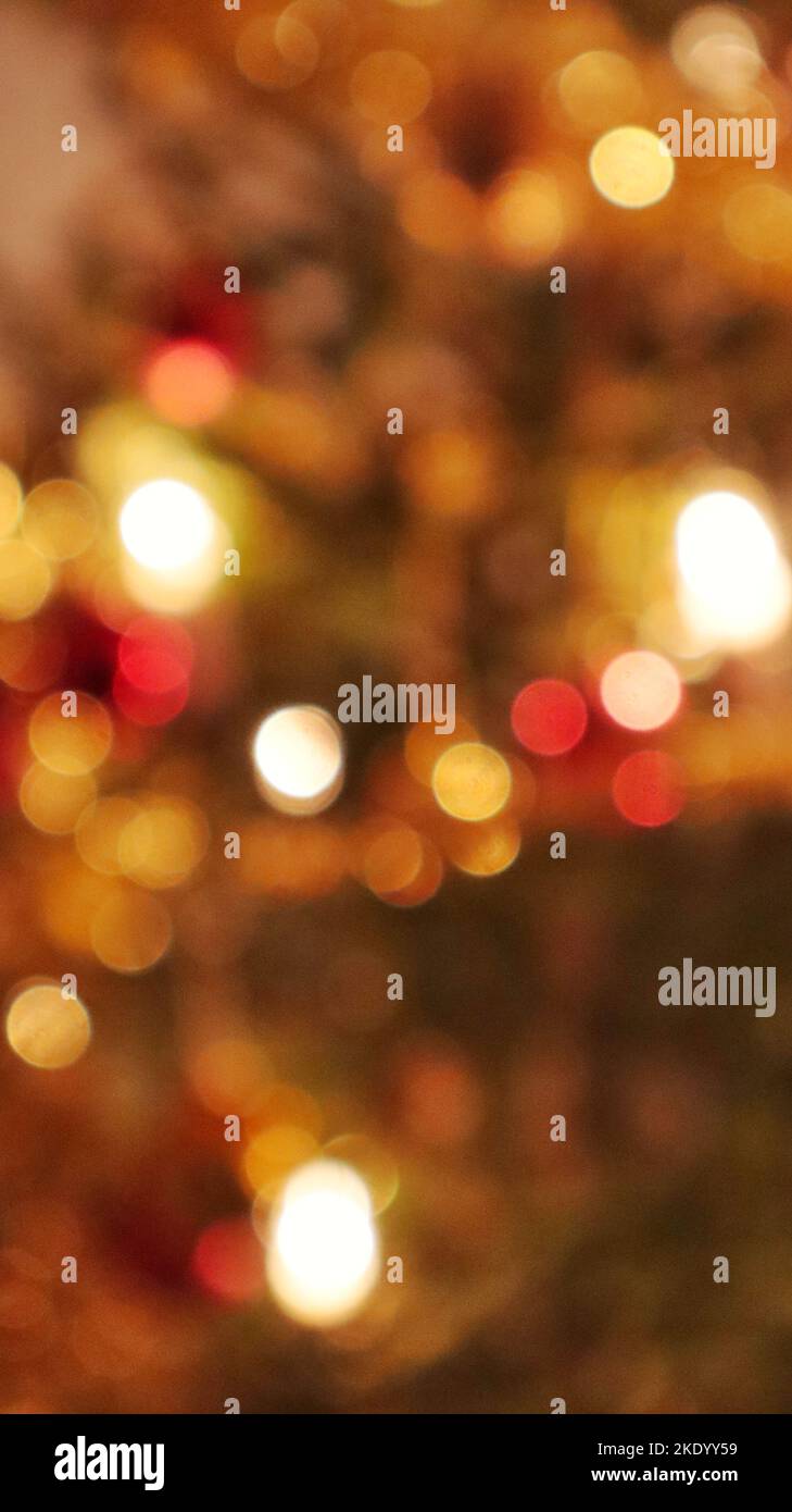 Bokeh-unscharf-Lichter Stockfoto