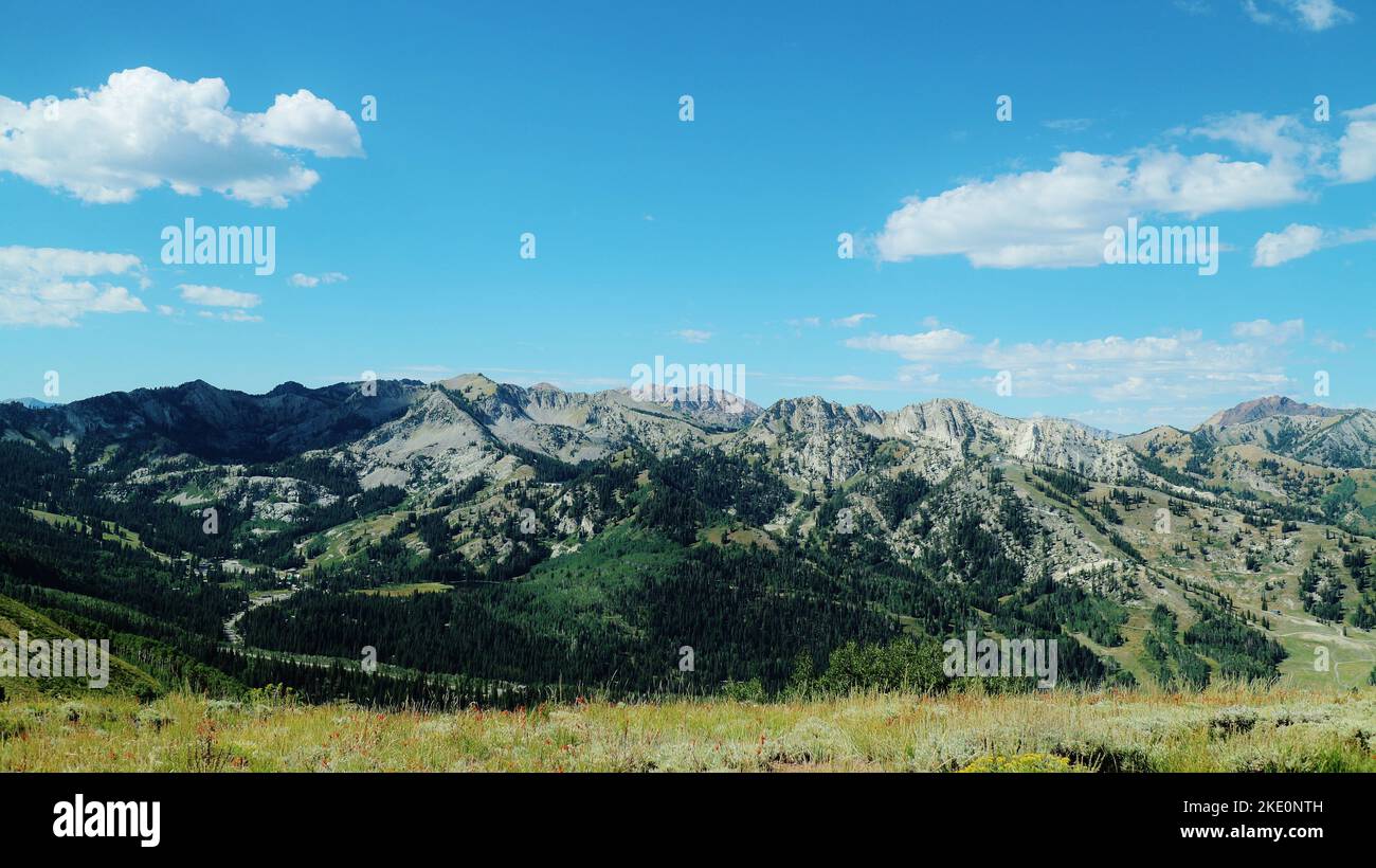 Scotts Pass Ridgeline Stockfoto