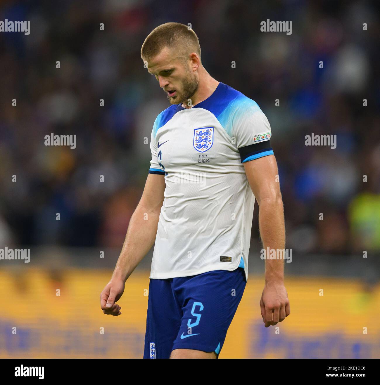 23. Oktober 2022 - Italien gegen England - UEFA Nations League - Gruppe 3 - San Siro Eric Dier von England während des Spiels der UEFA Nations League gegen Italien. Picture : Mark Pain / Alamy Stockfoto