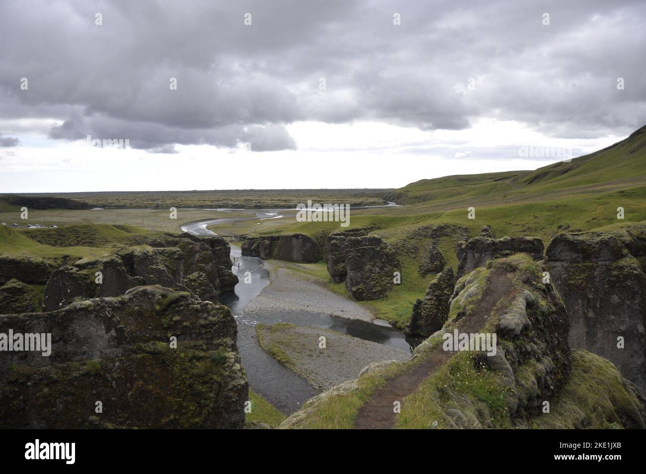 Fantastische Aussicht, Island Stockfoto