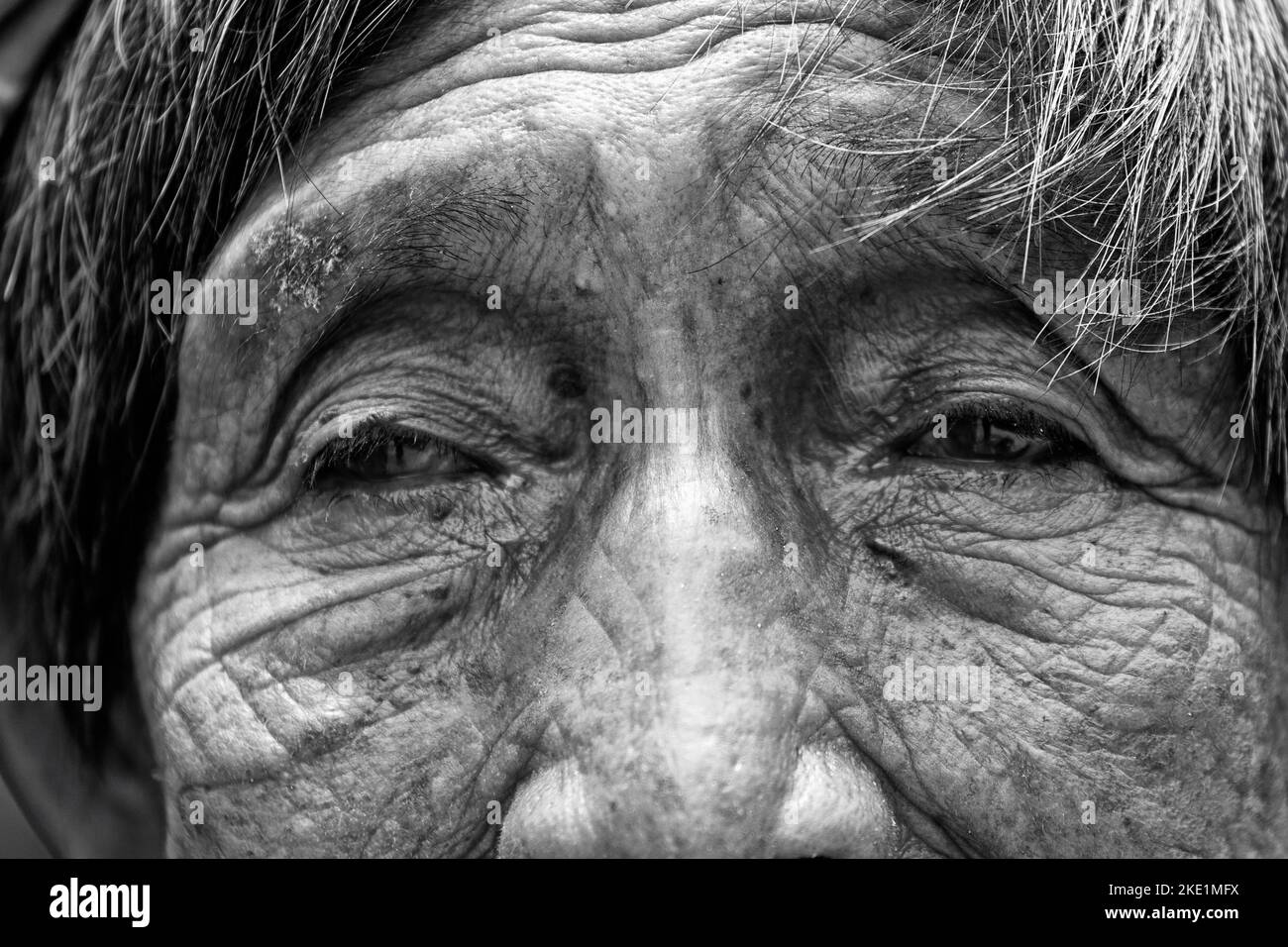 Weise Kuna Augen Stockfoto Weise Kuna Augen Stockfoto