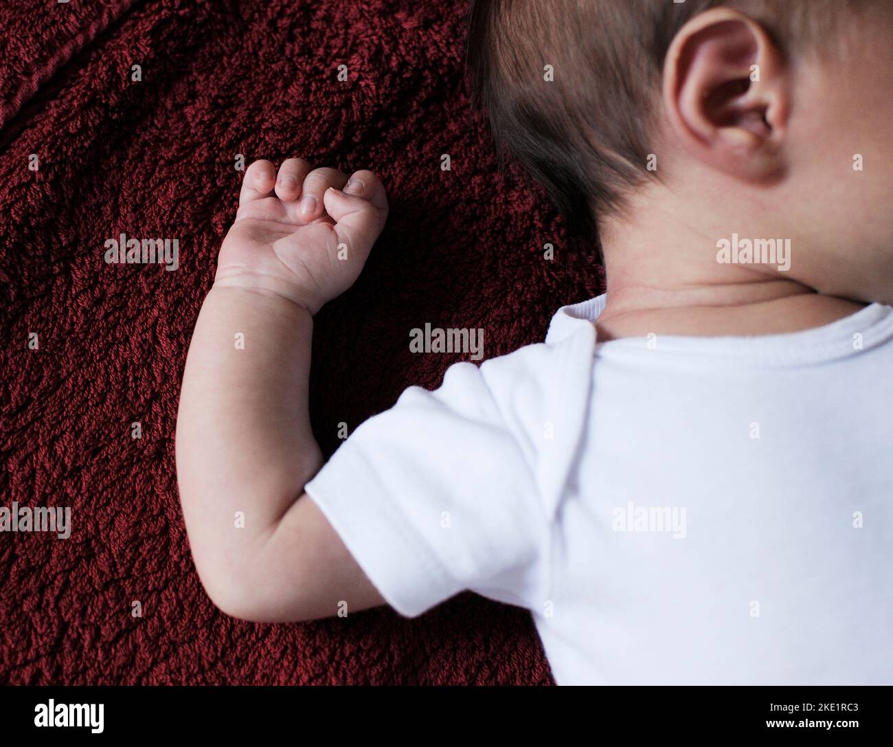 Baby schläft Stockfoto