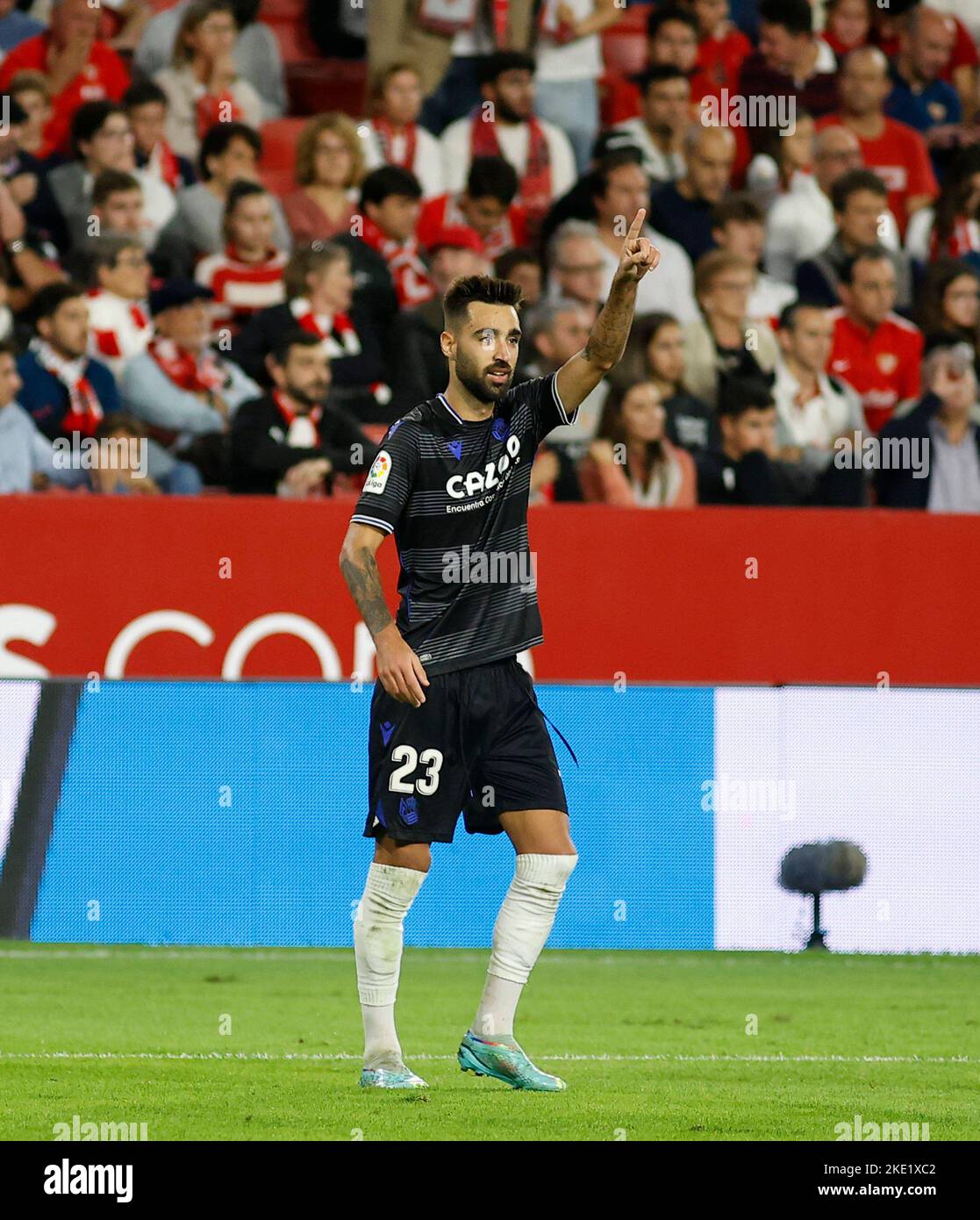 Sevilla, Spanien. 09.. November 2022. Das spanische Fußballspiel der La Liga Sevilla gegen Real Sociedad im Ramon Sanchez Pizjuan Stadium. 09. November 2022 900/Cordon Press Credit: CORDON PRESS/Alamy Live News Stockfoto