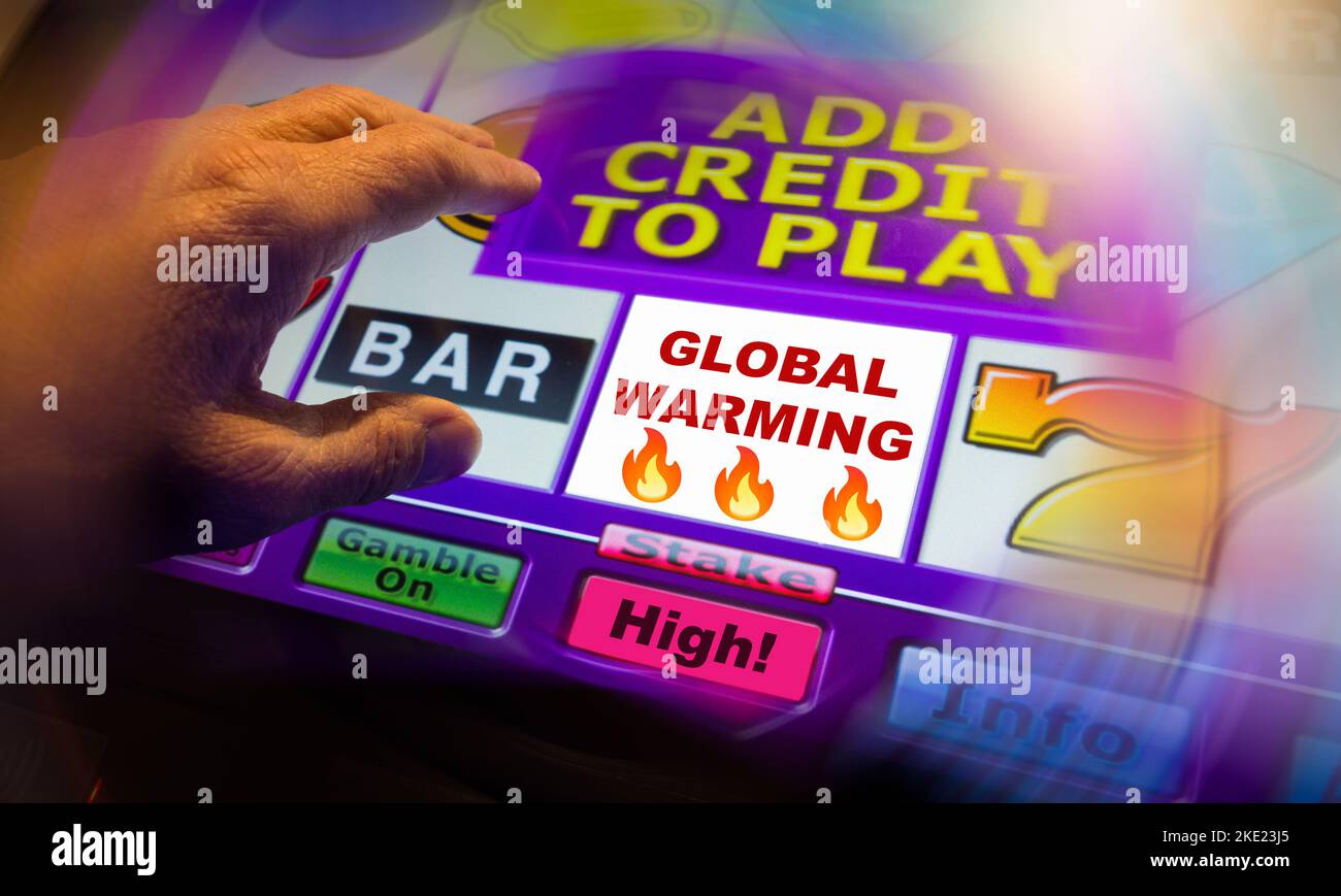 Globale Erwärmung, Klimawandel, Krisenkonzept. Stockfoto