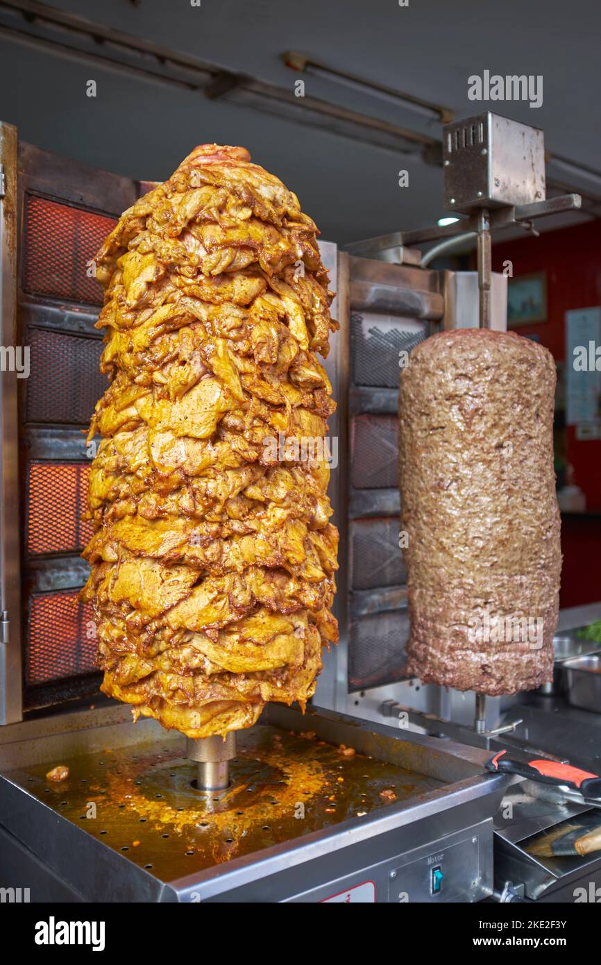 Kebab Shop Pattaya Thailand Stockfoto