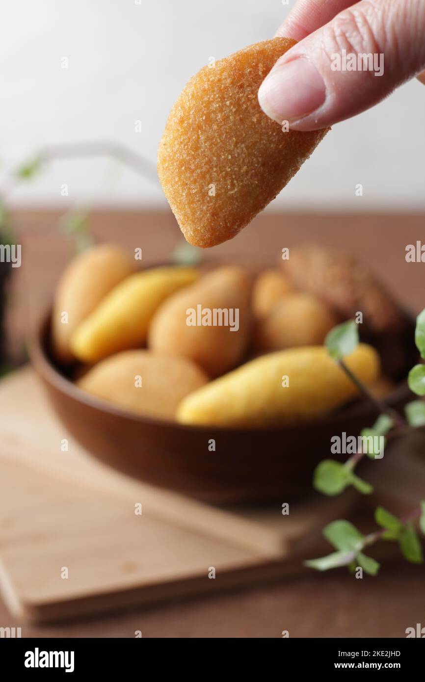 Brasilianische Snacks für jeden Geschmack Stockfoto