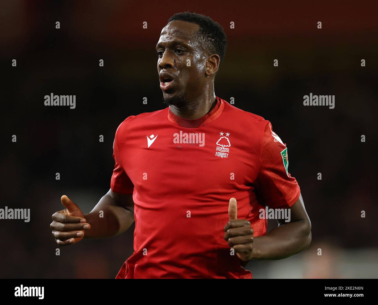 Nottingham, England, 9.. November 2022. Willy Boly aus Nottingham Forest während des Carabao Cup-Spiels auf dem City Ground, Nottingham. Bildnachweis sollte lauten: Darren Staples / Sportimage Stockfoto