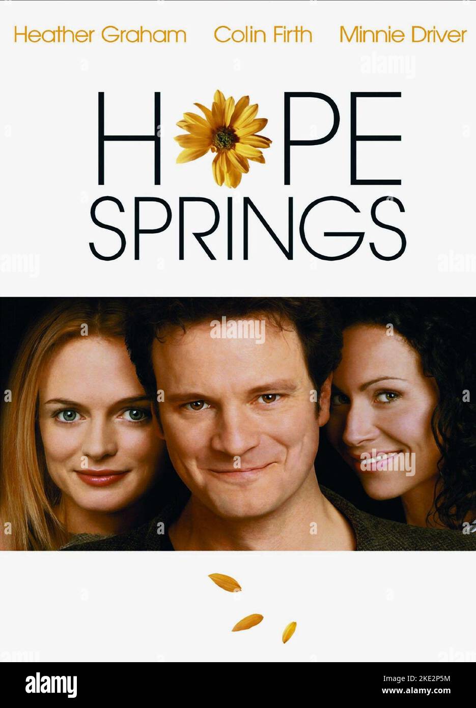 HOPE SPRINGS, HEATHER GRAHAM, COLIN FIRTH, MINNIE DRIVER FILMPOSTER, 2003 Stockfoto
