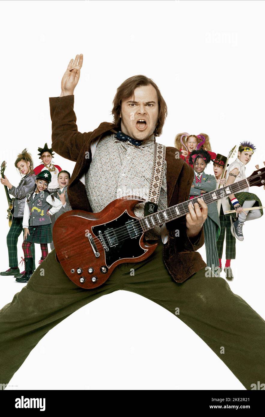 Schule des Rock, Jack Black, 2003 Stockfoto