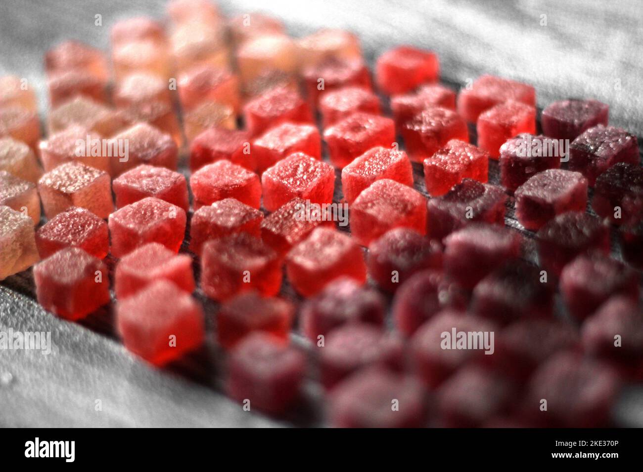 Foto eines süßen würfelförmigen Objekts Stockfoto