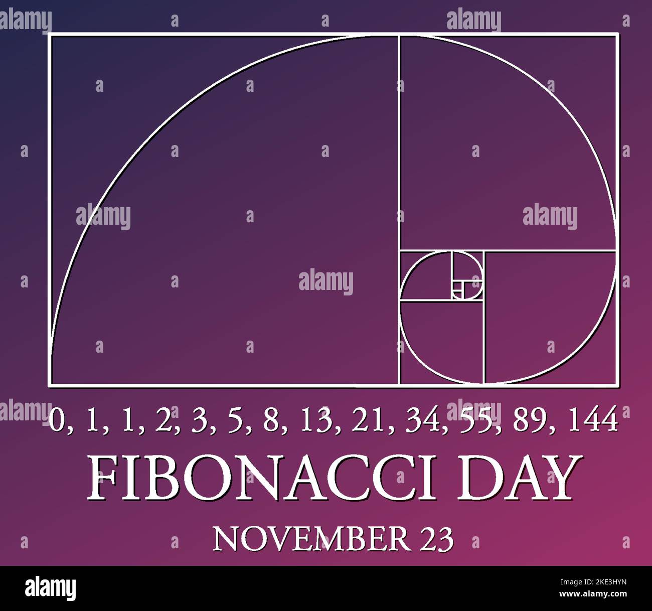 Fibonacci bild kaufen Alamy
