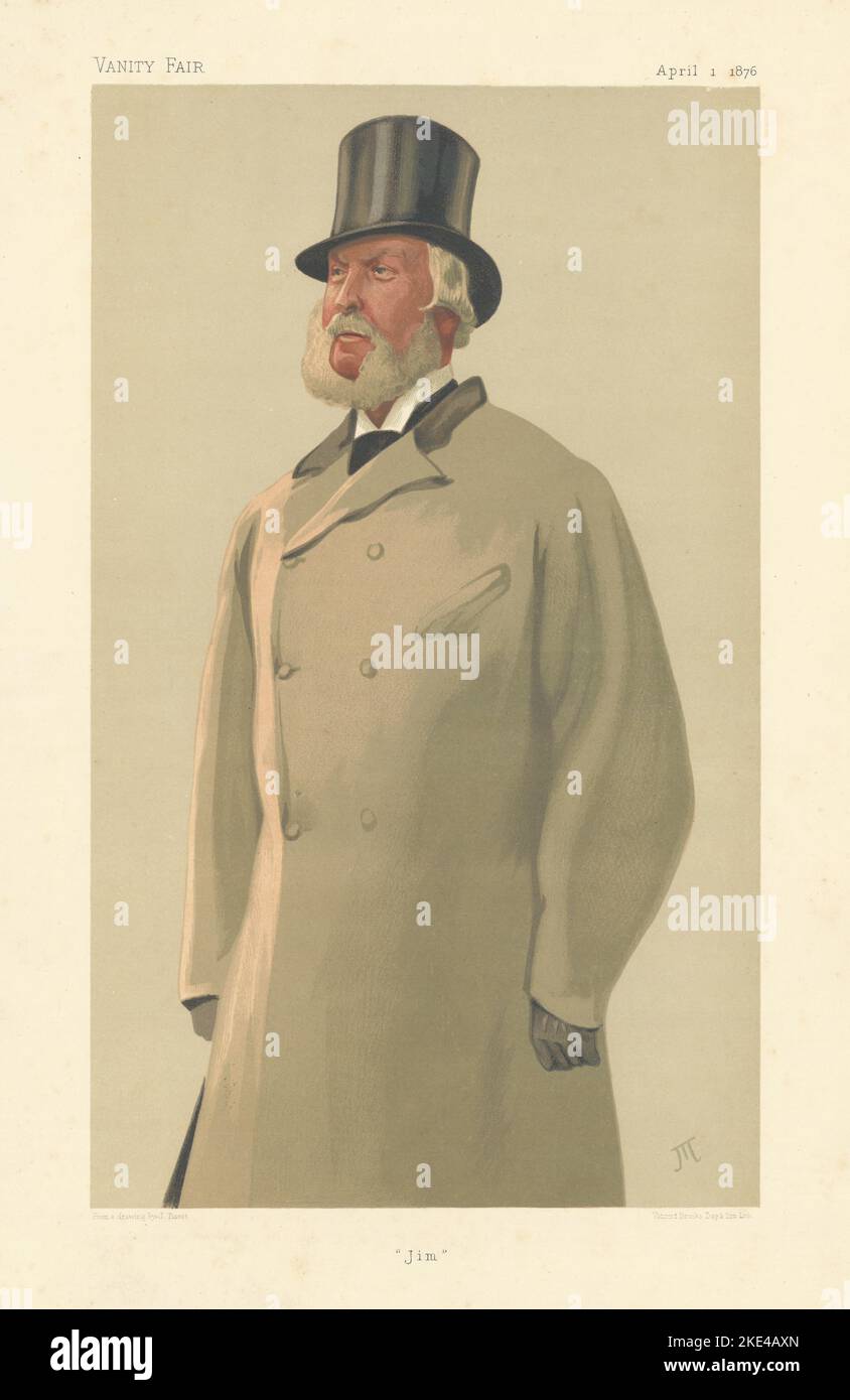 EITELKEIT FAIR SPION CARTOON Major-General James Macdonald 'Jim'. Militär 1876 Stockfoto