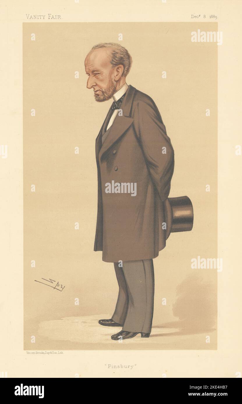 EITELKEIT FAIR SPIONAGE CARTOON William Torrens McCullagh Torrens 'Finsbury' 1883 Stockfoto