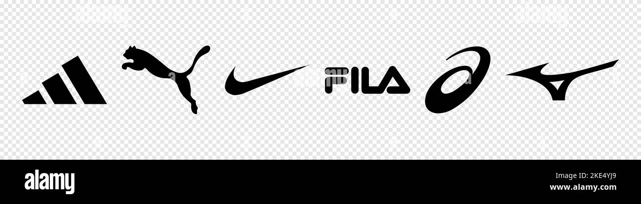 Vinnitsa, Ukraine - 25. Oktober 2022: Logo der Sportmarke. Vektorgrafik redaktionelle Illustration Stock Vektor