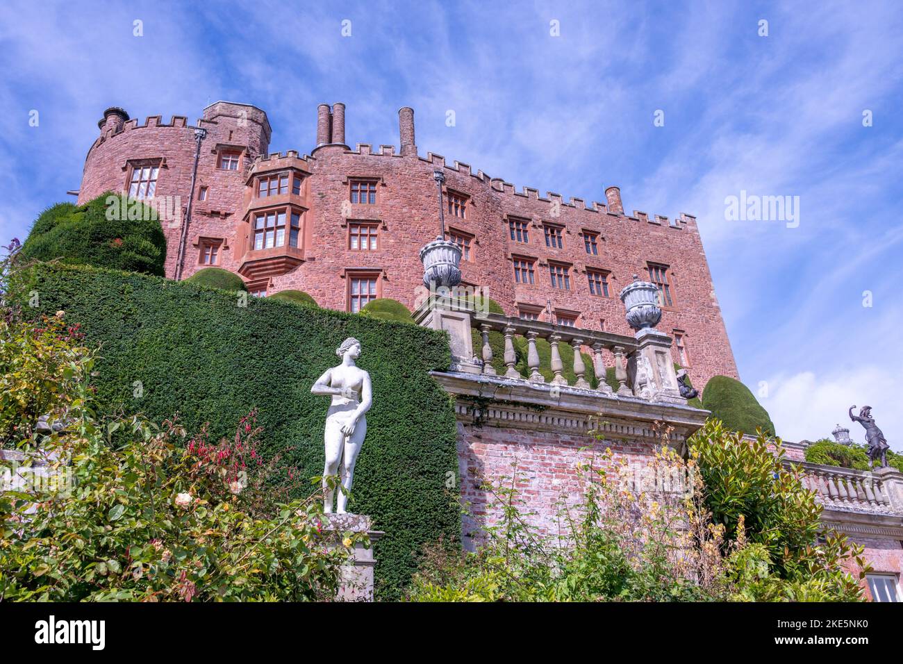 Powis Castle Stockfoto