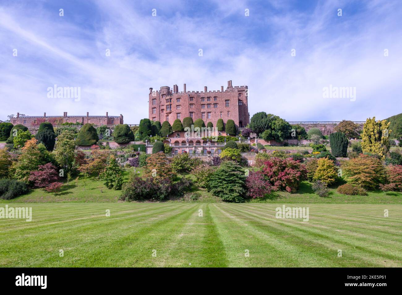 Powis Castle Stockfoto