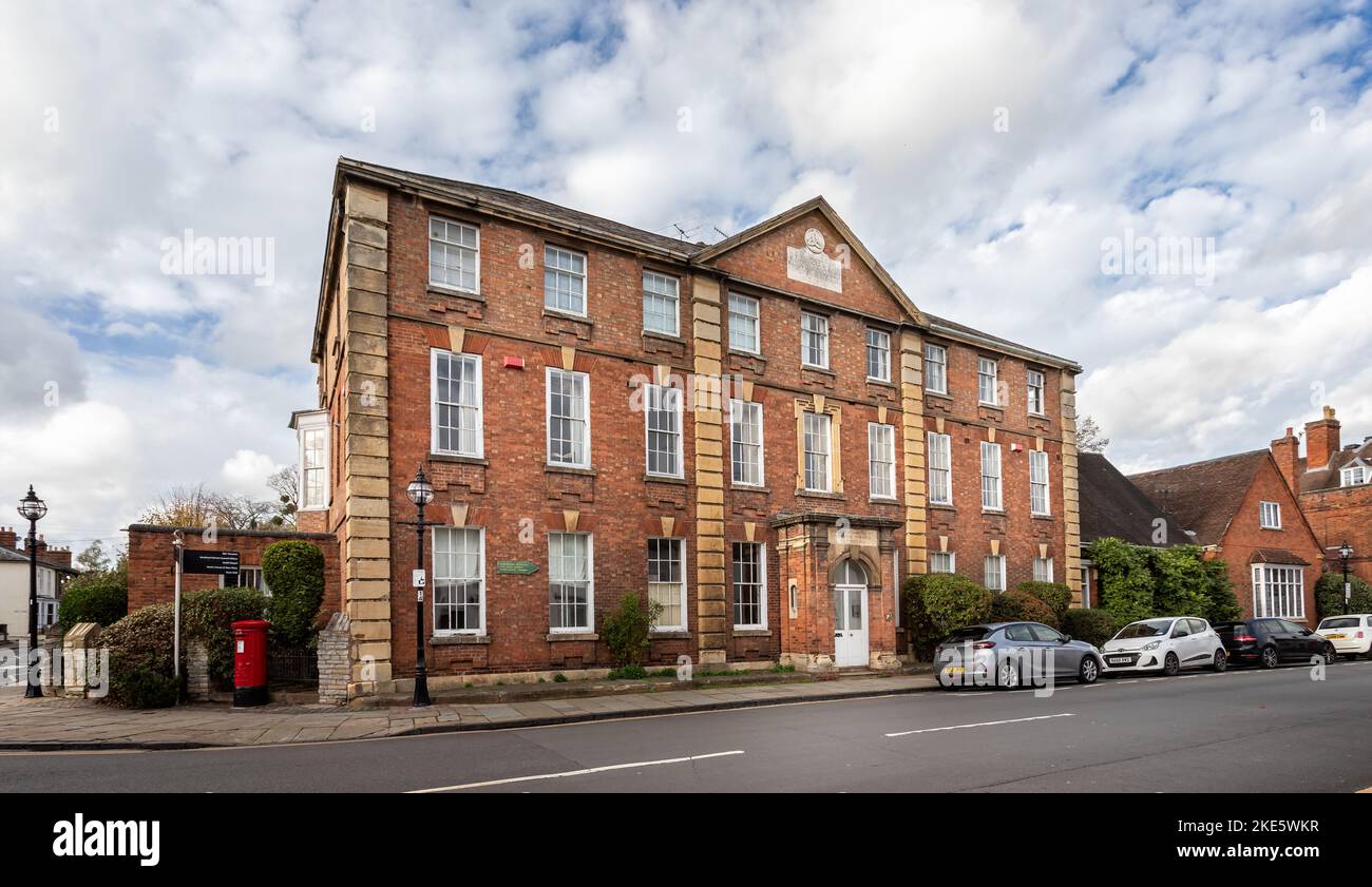 Gebäude der Trinity College School in der Church Street, Stratford upon Avon, Warwick Shire, Großbritannien am 8. November 2022 Stockfoto