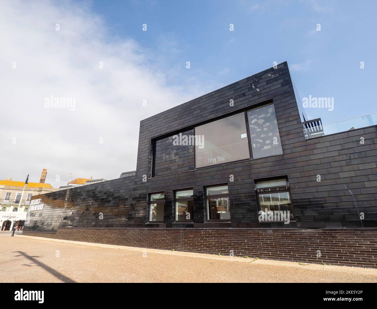 Hastings Contemporary Art Gallery, The Stade, Hastings, East Sussex, England Stockfoto