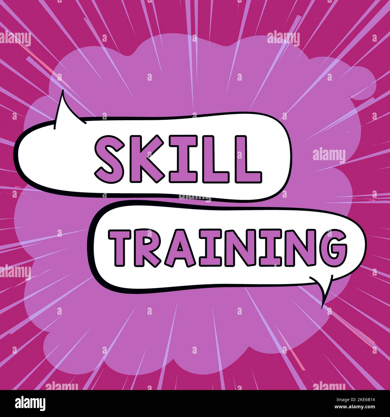 Konzeptionelle Bildunterschrift Skill Training. Konzept Bedeutung, die