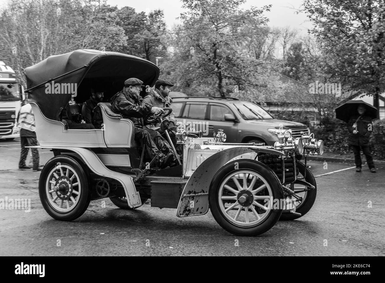 Oldtimer von London nach Brighton Stockfoto