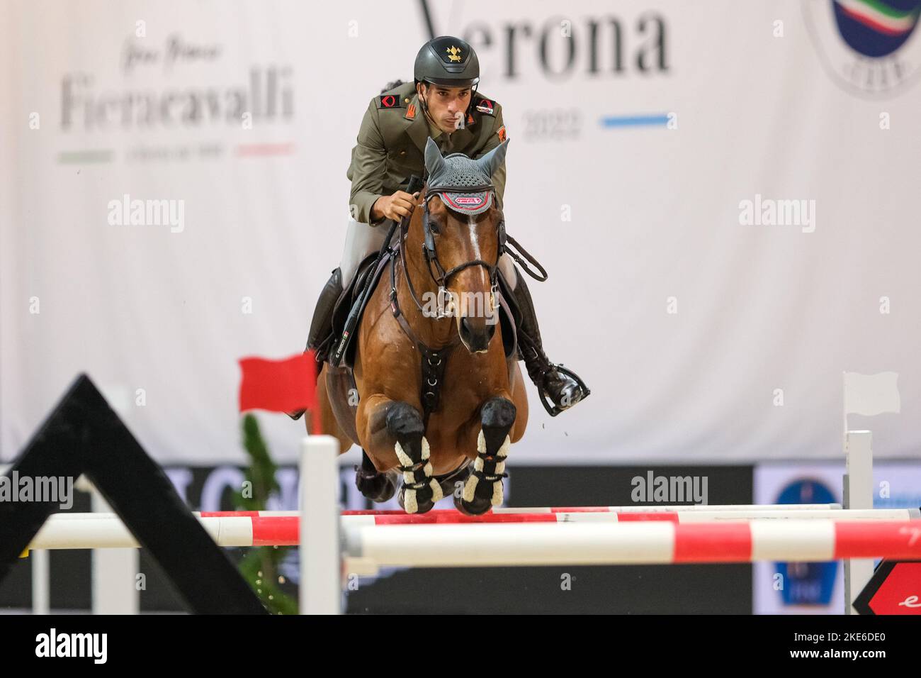 FEI Longines Jumping World Cup 2022 – Fiera Cavalli 2022 6.. November 2022, Pala Volkswagen, Verona, Italien Stockfoto