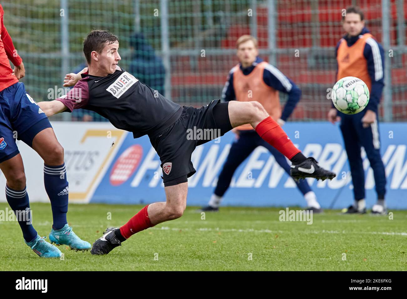 2022/23 SpVgg Unterhaching gegen TSV Buchbach Stockfoto