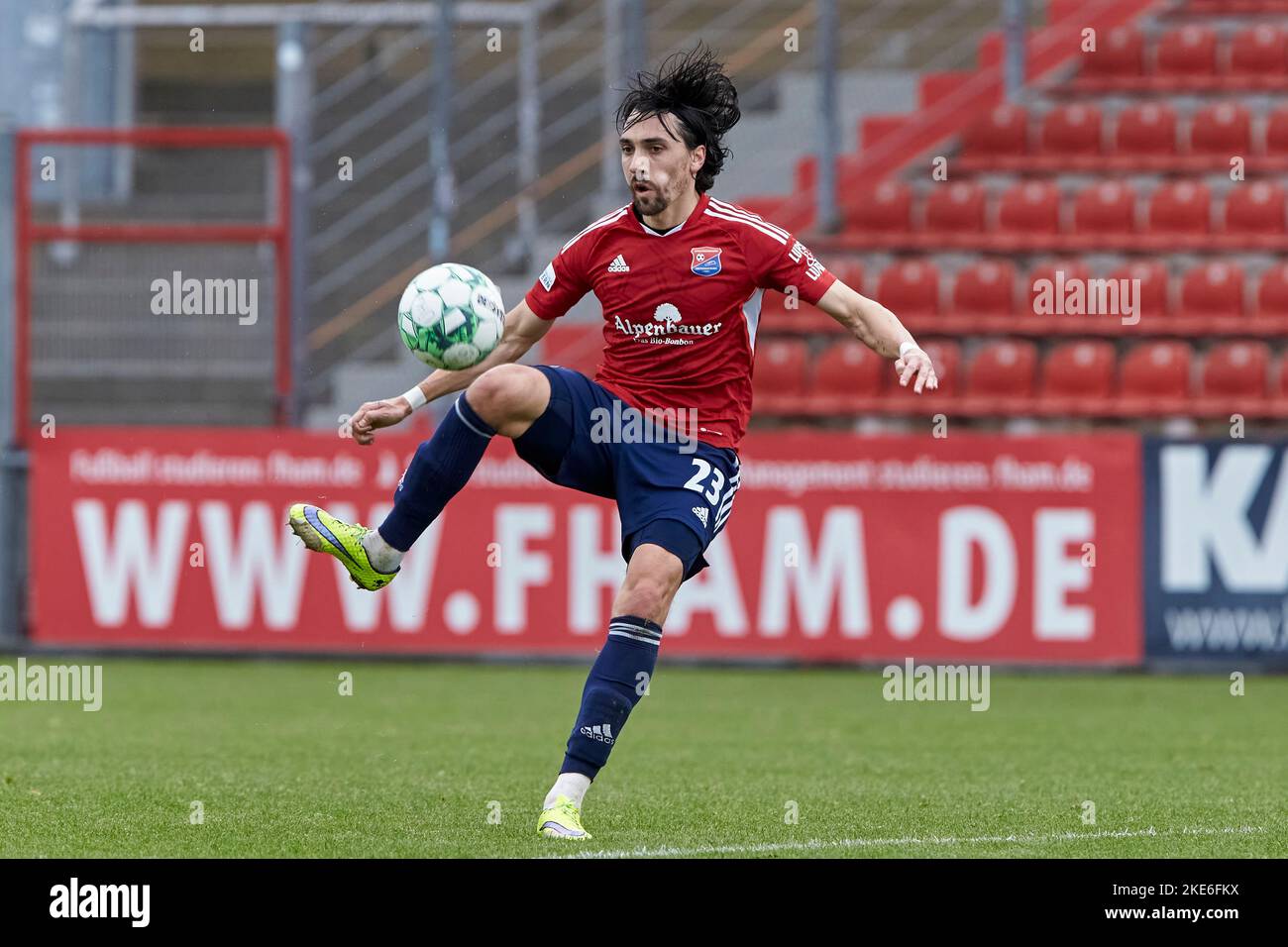 2022/23 SpVgg Unterhaching gegen TSV Buchbach Stockfoto