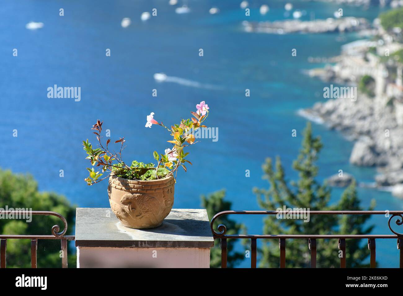 Capri, I Faraglioni, Italien Stockfoto