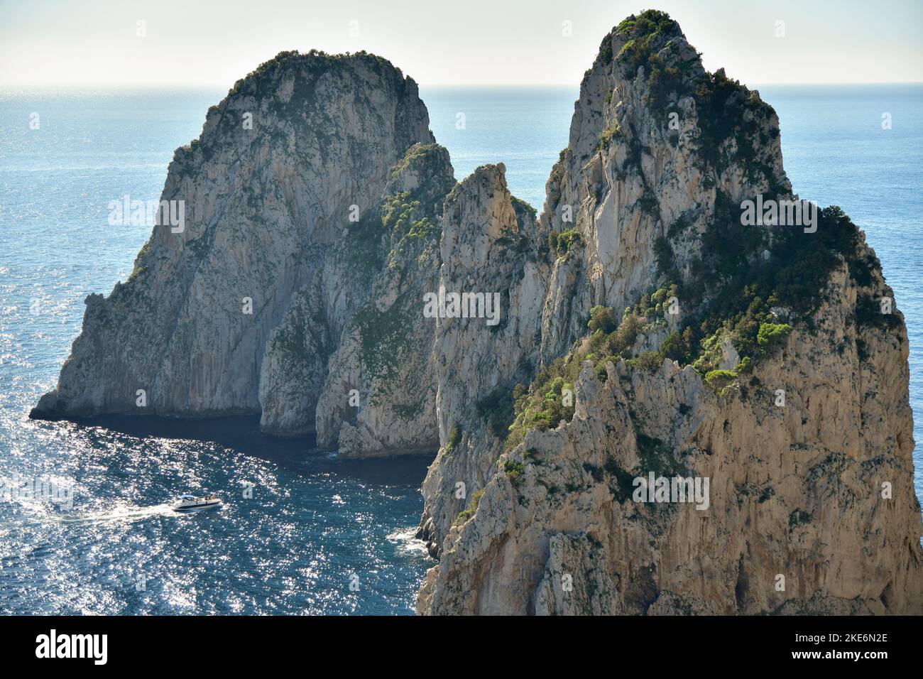 Capri, I Faraglioni, Italien Stockfoto