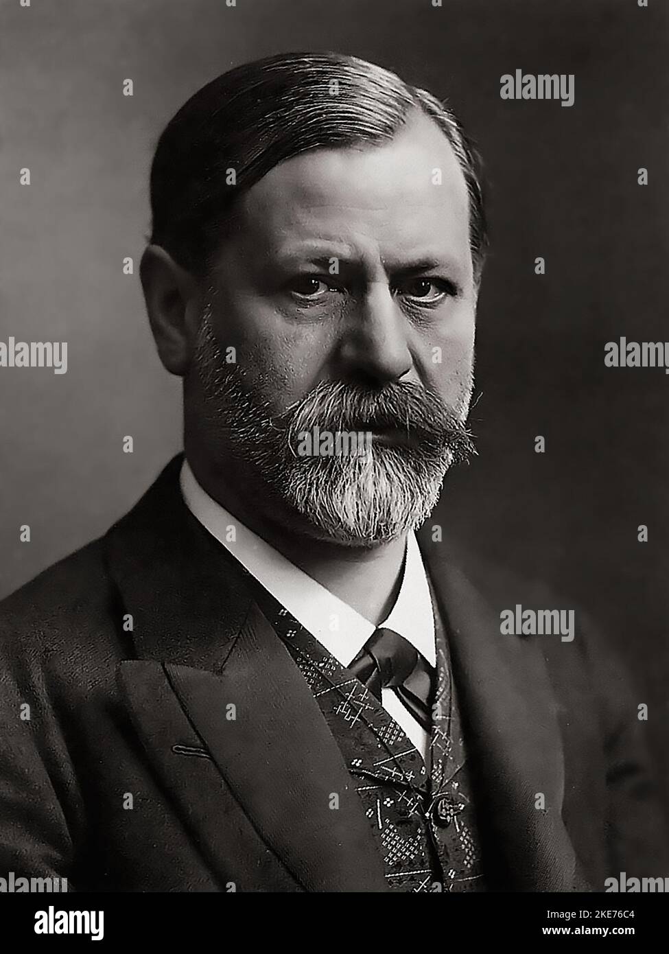 Sigmund Freud - österreichischer Neurologe, Gründer der psychoanalytischen Schule der Psychologie - c 1900 - Ludwig Grillich Foto Stockfoto