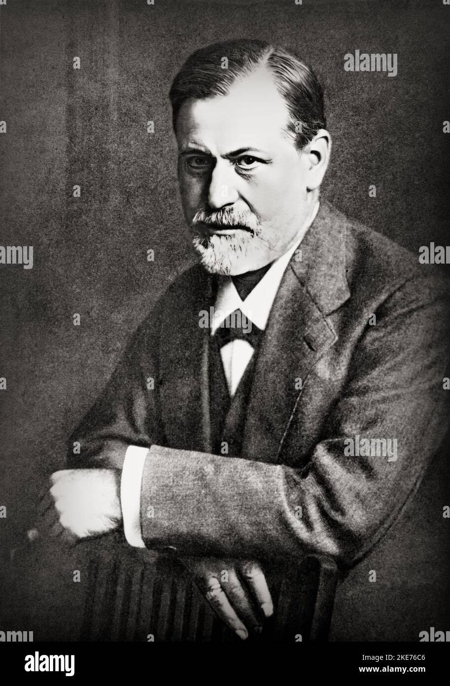 Sigmund Freud von Max Halberstadt 1909 Stockfoto