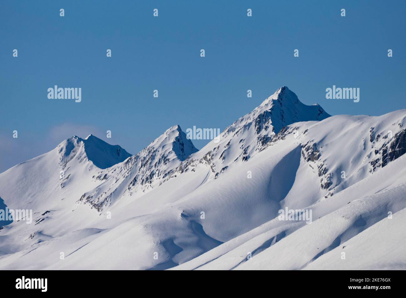 Spitzbergen Fjorde Stockfoto