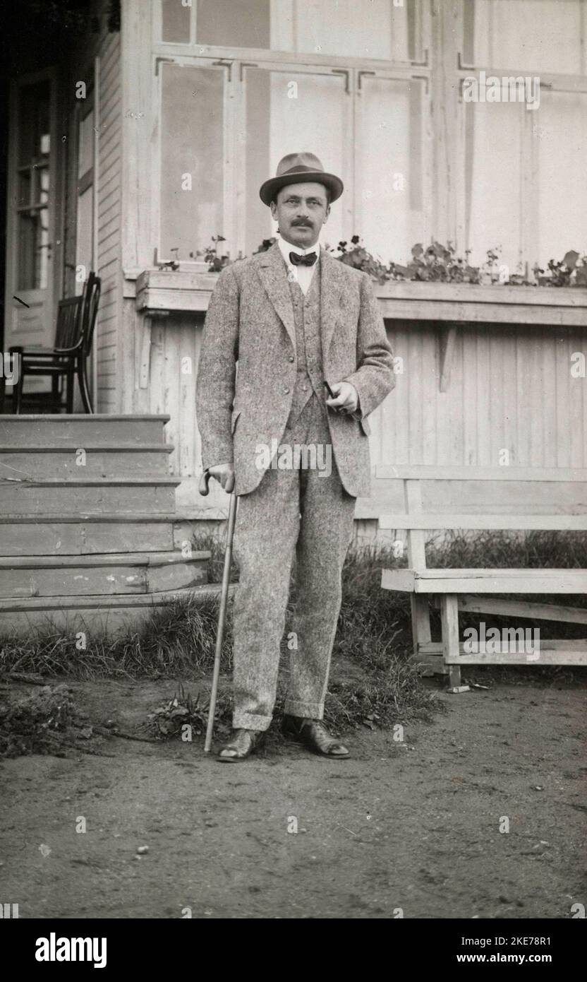 Baron Carl Gustaf Emil Mannerheim (1867 – 1951) Finnischer Militärführer und Staatsmann. Stockfoto